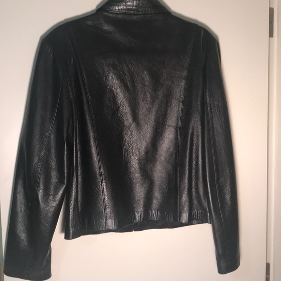 Beautiful Handmade Lambskin Leather Jacket - Picture 4 of 4
